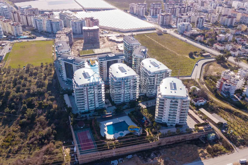 Квартира трехкомнатная с мебелью и видом на море в Авсалларе  5 