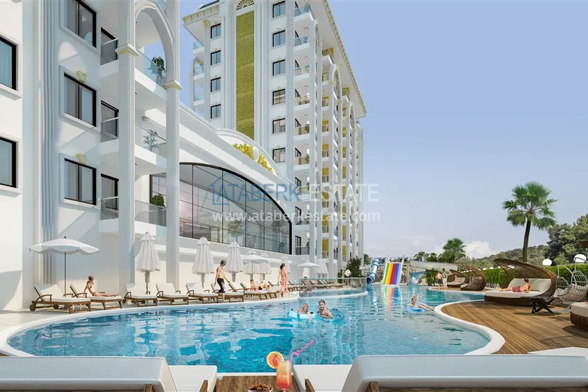 Квартира в районе Авсаллар от инвестора в комплексе на завершающем этапе строительства 6 