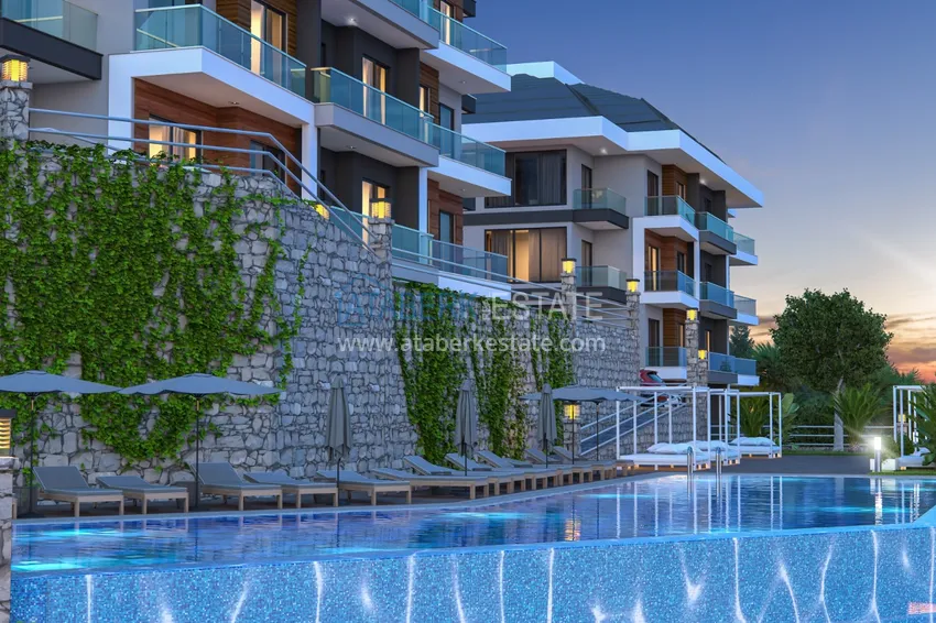 Новый элитный жилой комплекс в Алании, район Махмутлар 10 