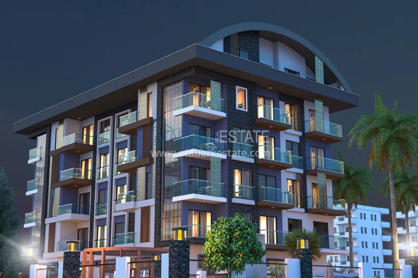 Квартиры в Алании район Оба – новый проект офф-плана. Старт продаж  8 