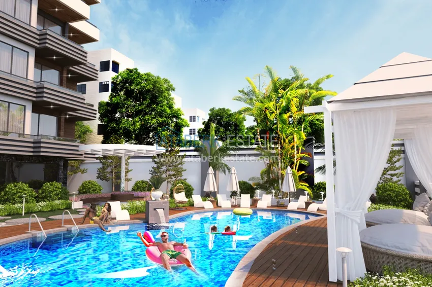 Квартира в Авсалларе в строящемся комплексе от инвестора  9 