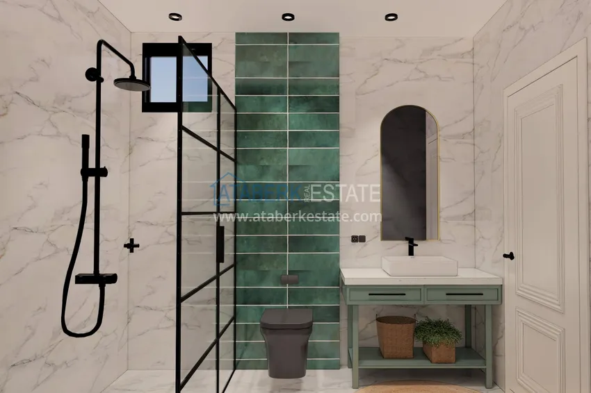 Приобрести Виллы в Алании от застройщика, район Бекташ. Подходит для получения турецкого гражданства 94 