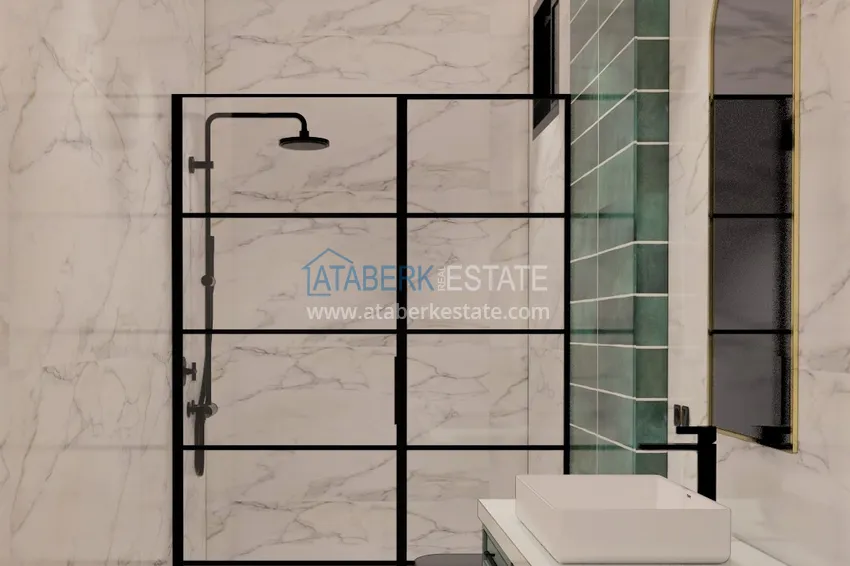 Приобрести Виллы в Алании от застройщика, район Бекташ. Подходит для получения турецкого гражданства 95 