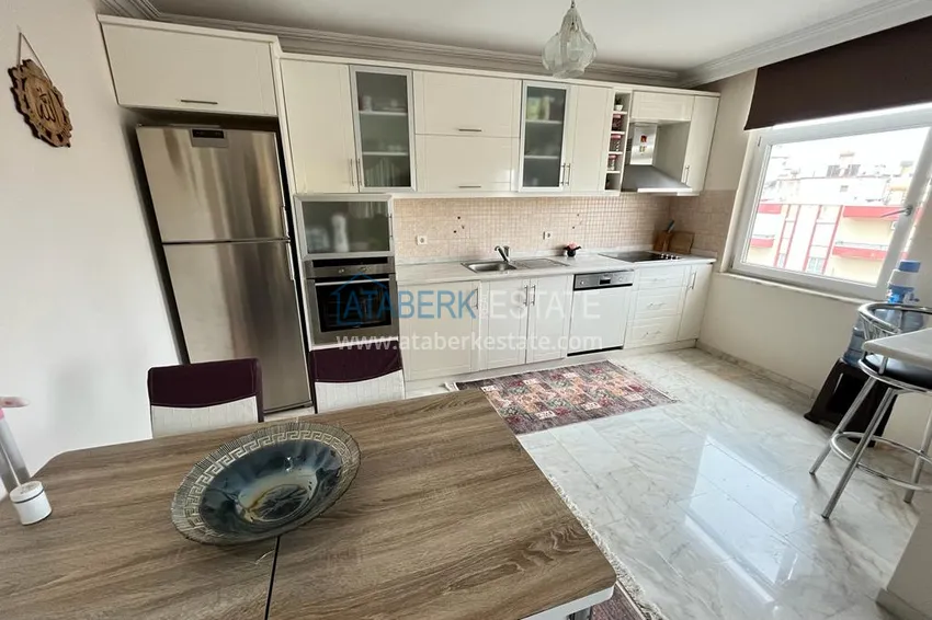 Приобрести Квартира в районе Махмутлар с мебелью и видом на море в жилом комплексе с бассейном  10 