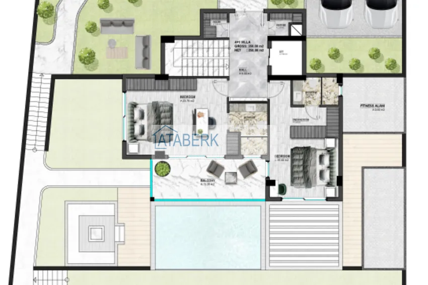 Купить дешево Виллы в Алании от застройщика, район Бекташ. Подходит для получения турецкого гражданства 1 