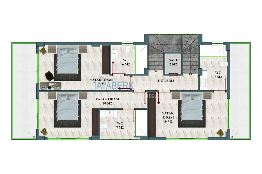 Купить дешево Вилла в Каргыджаке от застройщика – с правом на получение турецкого гражданства 3