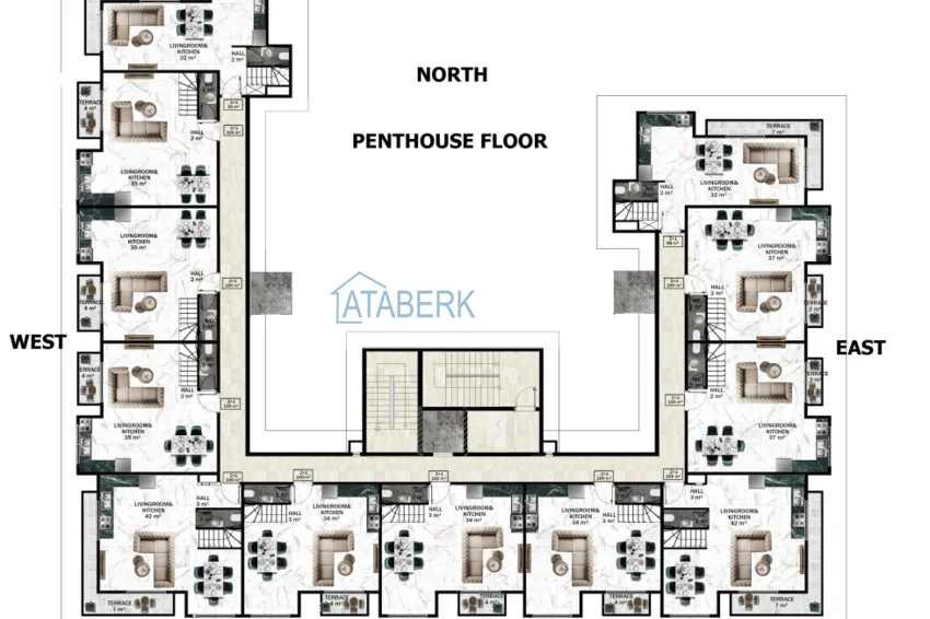 Купить дешево Новый современный проект в районе Махмутлар по ценам от застройщика 5 
