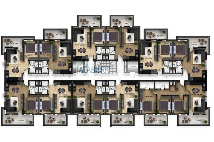 Купить дешево Новый инвестиционный проект жилого комплекса в Махмутларе напрямую от застройщика по минимальным стартовым ценам 4 