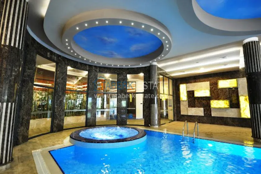 Студия в Каргыджаке с мебелью в элитном комплексе на первой береговой линии 14 