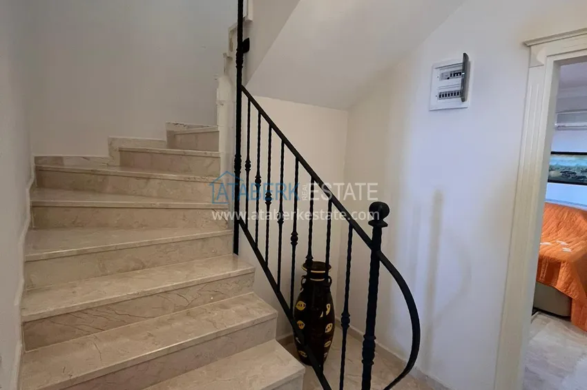 Приобрести Видовой садовый дуплекс в Алании – Бекташ, меблированный 11 