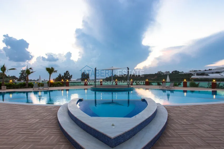 Дуплекс в Алании – район Каргыджак, двухуровневый с выходом в сад 10 