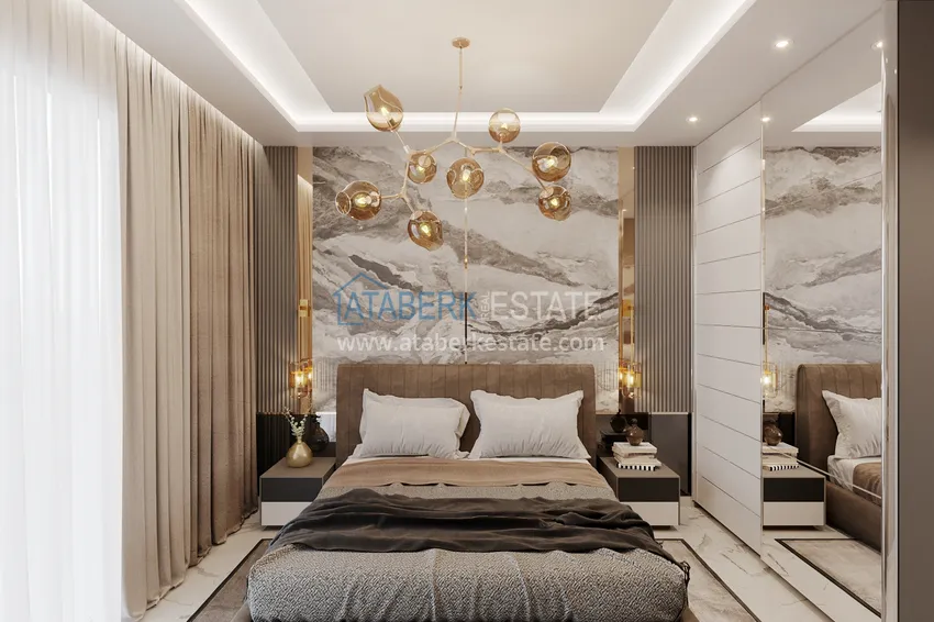 Приобрести Новый инвестиционный проект жилого комплекса в Махмутларе напрямую от застройщика по минимальным стартовым ценам 21 