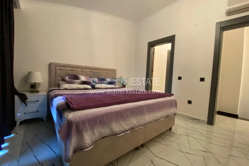 Приобрести Пентхаус – дуплекс в Оба меблированный в молодом современном комплексе с видом на горы 11 