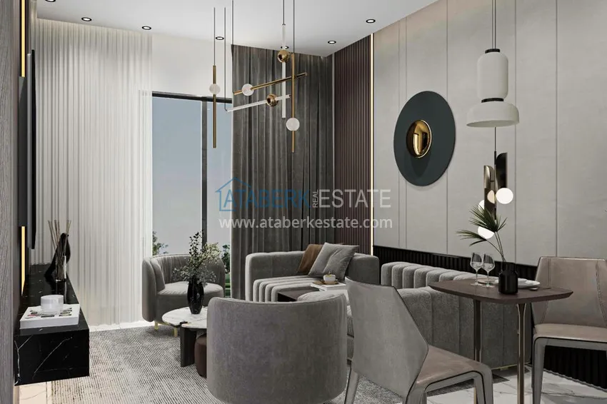 Приобрести Квартиры в Алании район Окурджалар – новый проект офф-плана на первой береговой  1 