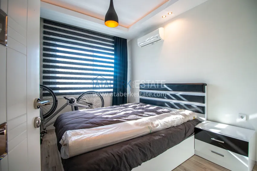 Приобрести Квартира меблированная с видом на горы и море в Махмутларе  13 