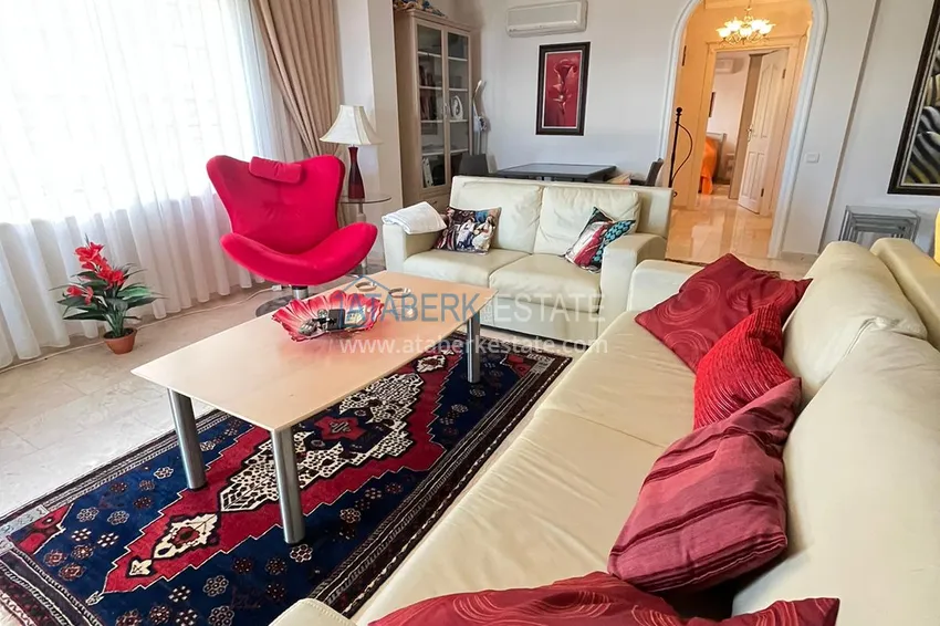 Приобрести Видовой садовый дуплекс в Алании – Бекташ, меблированный 13 