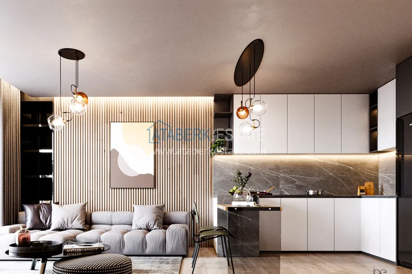 Приобрести Недорогие квартиры от застройщика в Алании район Окурджалар на этапе проекта 2 