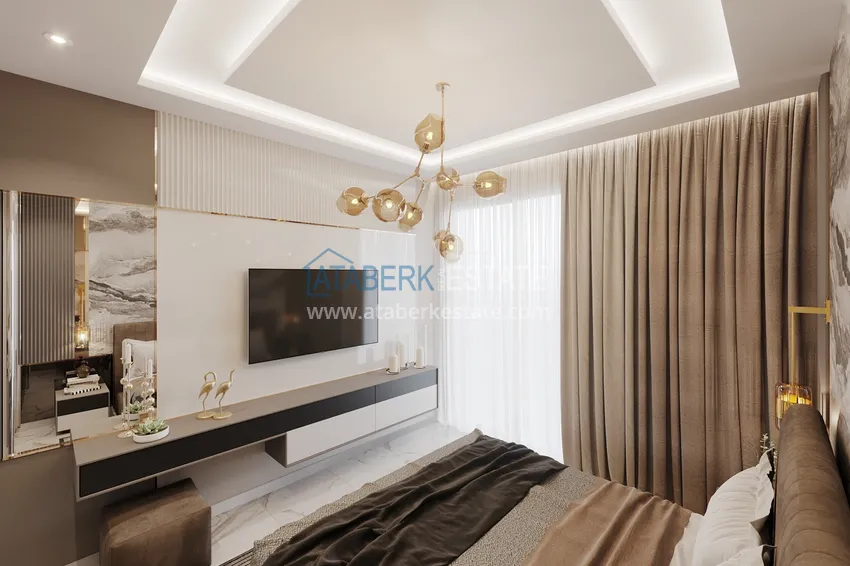 Приобрести Новый инвестиционный проект жилого комплекса в Махмутларе напрямую от застройщика по минимальным стартовым ценам 23 