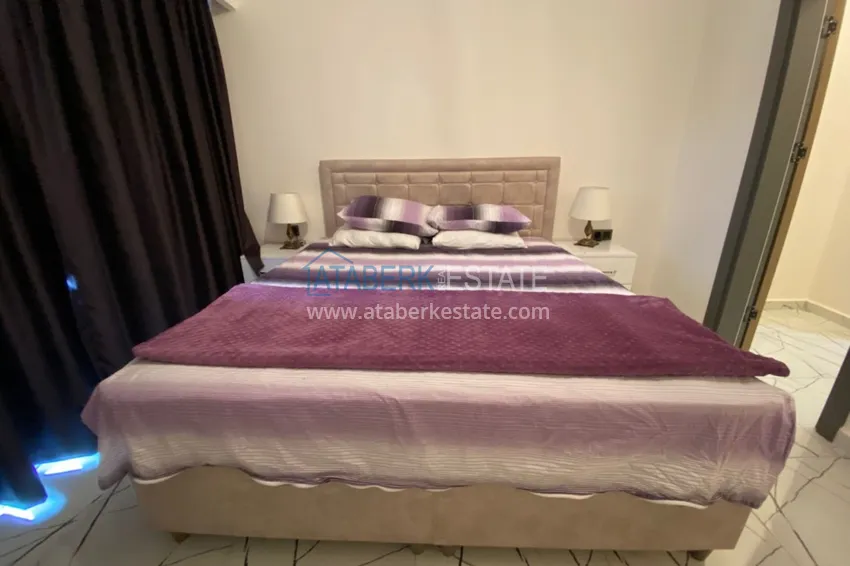 Приобрести Пентхаус – дуплекс в Оба меблированный в молодом современном комплексе с видом на горы 13 