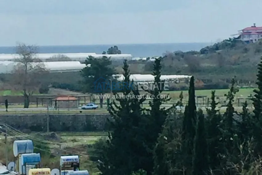 Приобрести Дуплекс в Газипаше с чистовой отделкой и видом на море в новом жилом комплексе 13 