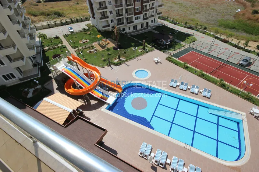 Приобрести Квартира в Авсалларе двухкомнатная с видом на море в комплексе с частным пляжем 13 