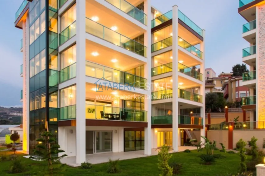 Дуплекс в Алании – район Каргыджак, двухуровневый с выходом в сад 15 