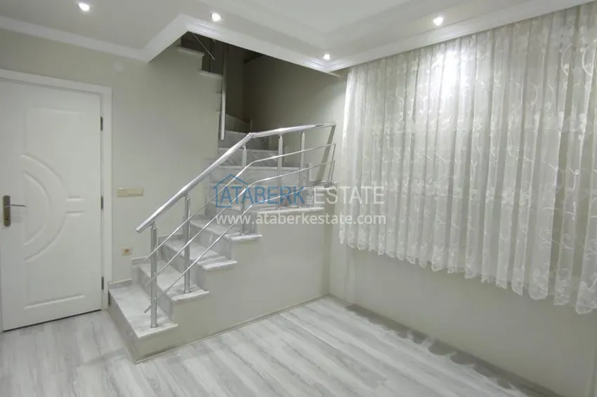 Приобрести Дуплекс в районе Газипаша с отдельной кухней, застекленным балконом и видом на горы 14 