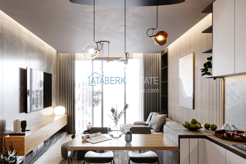 Приобрести Недорогие квартиры от застройщика в Алании район Окурджалар на этапе проекта 3 