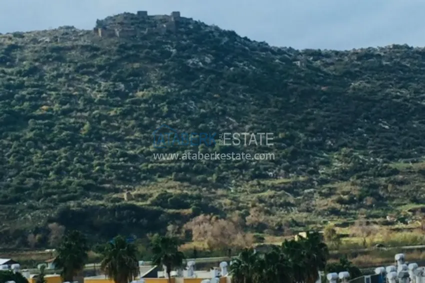 Приобрести Дуплекс в Газипаше с чистовой отделкой и видом на море в новом жилом комплексе 14 