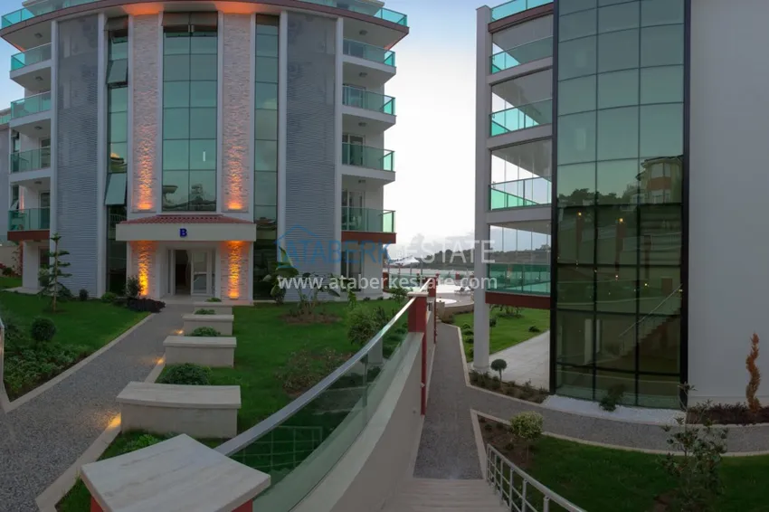 Дуплекс в Алании – район Каргыджак, двухуровневый с выходом в сад 16 