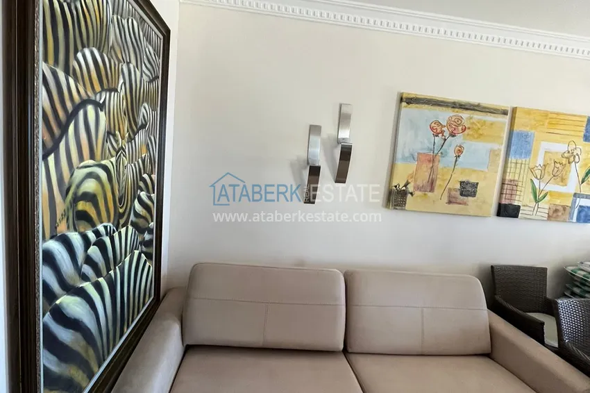 Приобрести Видовой садовый дуплекс в Алании – Бекташ, меблированный 15 