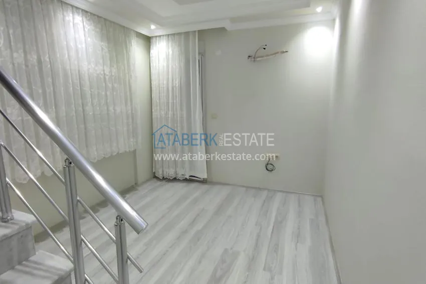 Приобрести Дуплекс в районе Газипаша с отдельной кухней, застекленным балконом и видом на горы 15 