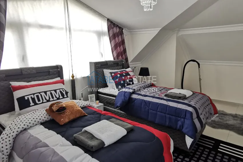 Приобрести Дуплекс в Алании с видом на море и горы, меблированный 15 