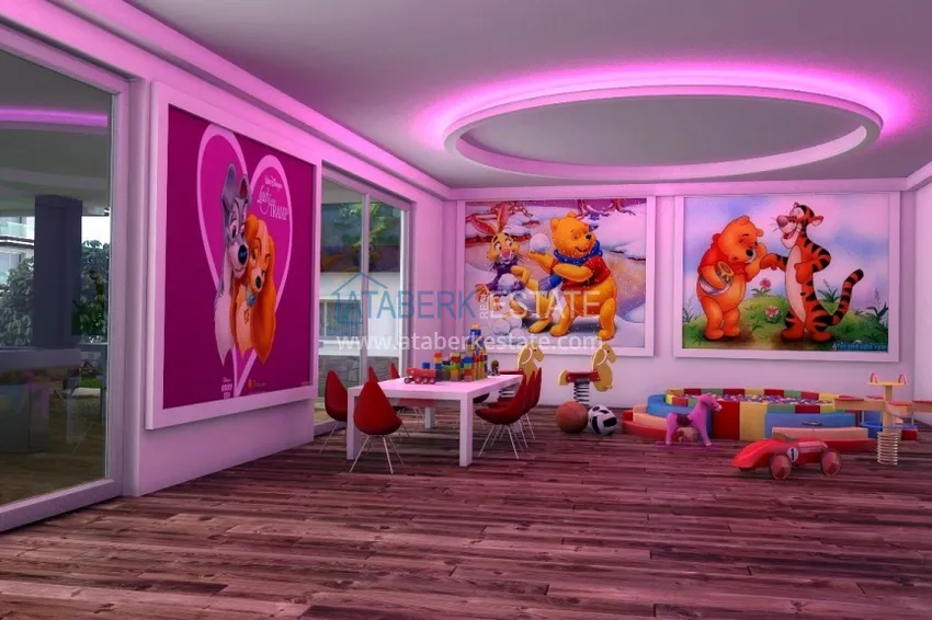 Студия в Каргыджаке с мебелью в элитном комплексе на первой береговой линии 21 