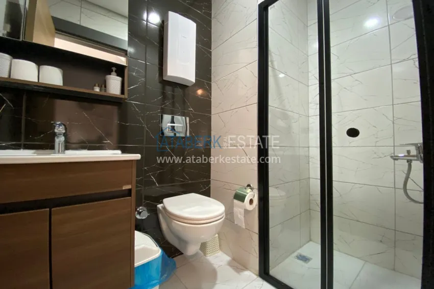 Приобрести Пентхаус – дуплекс в Оба меблированный в молодом современном комплексе с видом на горы 16 