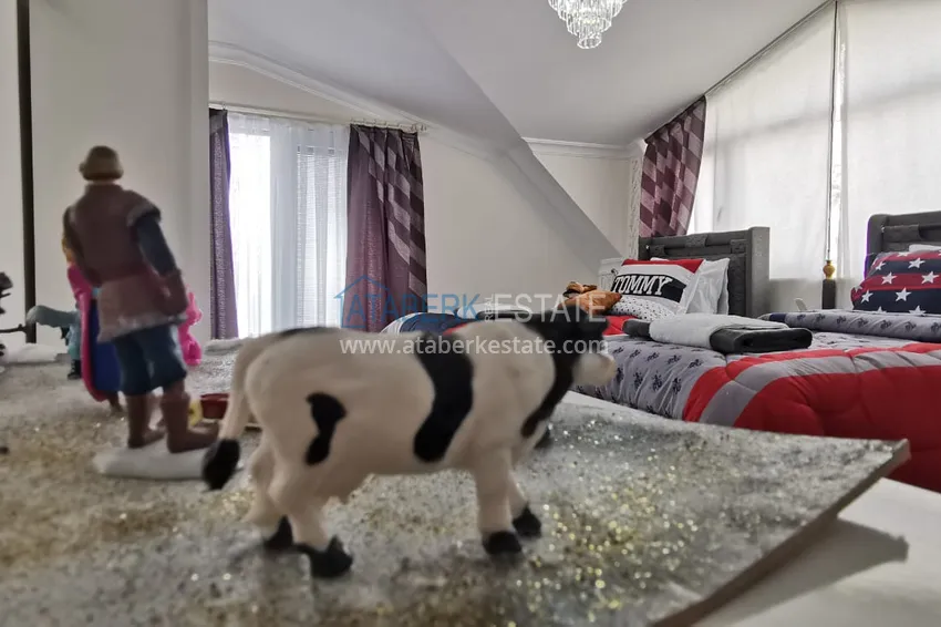 Приобрести Дуплекс в Алании с видом на море и горы, меблированный 16 