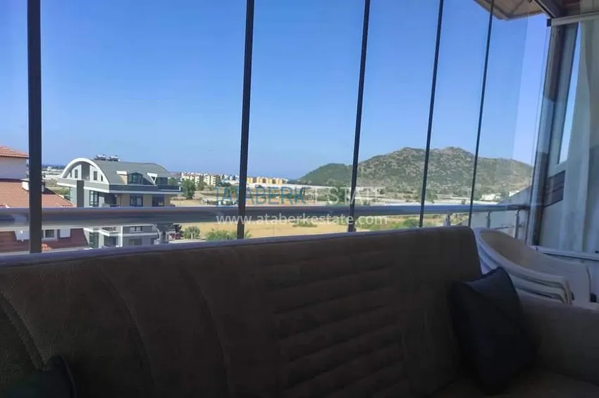 Приобрести Дуплекс в районе Газипаша с отдельной кухней, застекленным балконом и видом на горы 17 