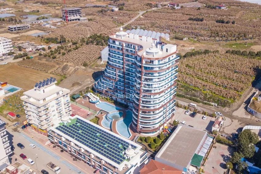 Квартира меблированная с видом на горы и море в Махмутларе  18 