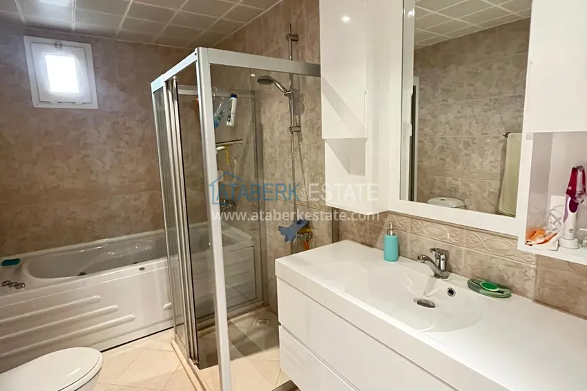 Приобрести Видовой садовый дуплекс в Алании – Бекташ, меблированный 19 