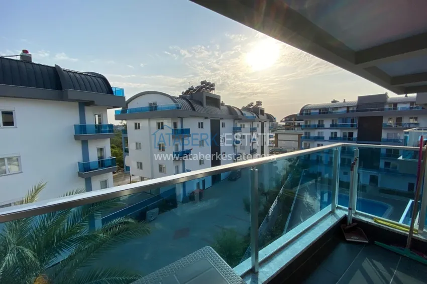 Приобрести Пентхаус – дуплекс в Оба меблированный в молодом современном комплексе с видом на горы 18 