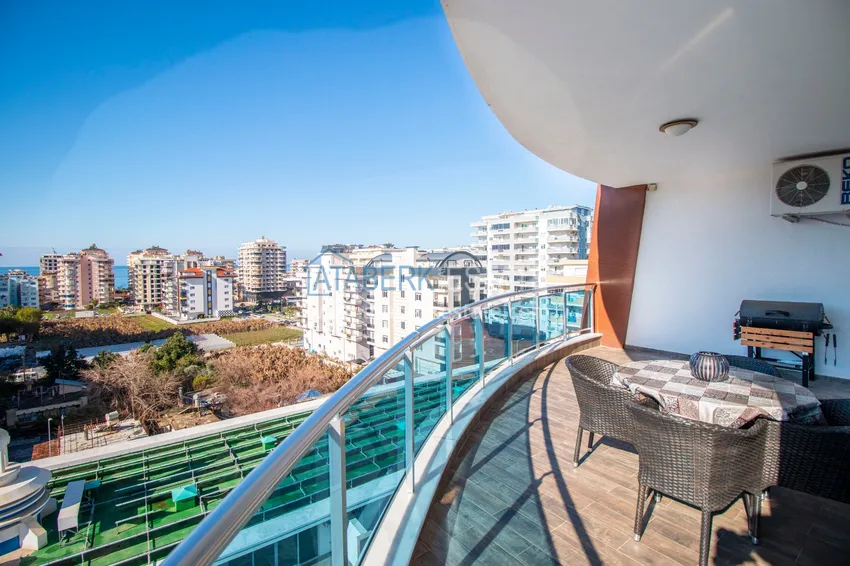 Приобрести Квартира меблированная с видом на горы и море в Махмутларе  21 