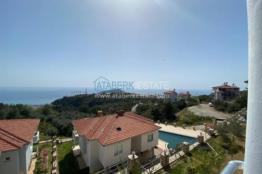 Приобрести Вилла в Алании - район Бекташ меблированная с видовыми характеристиками 19 