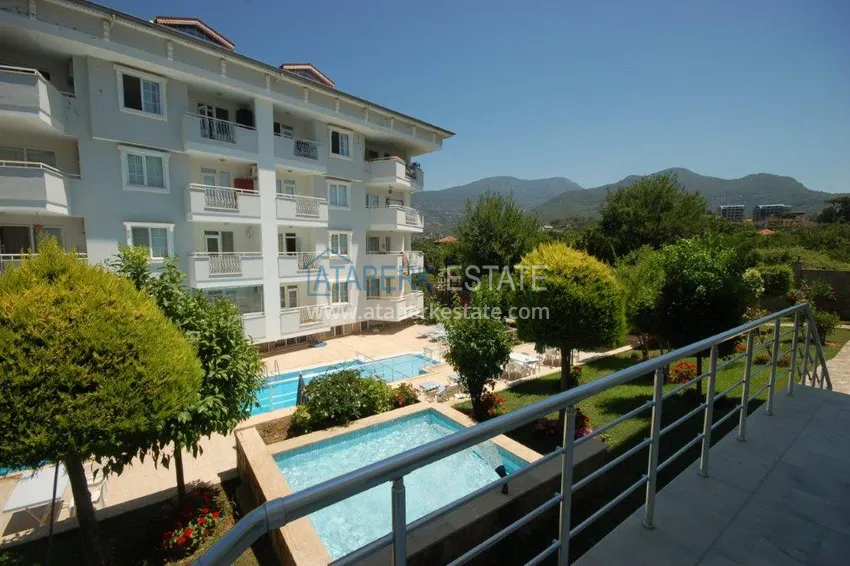 Квартира в районе Оба - Алания с мебелью и красивым видом на горы 1 