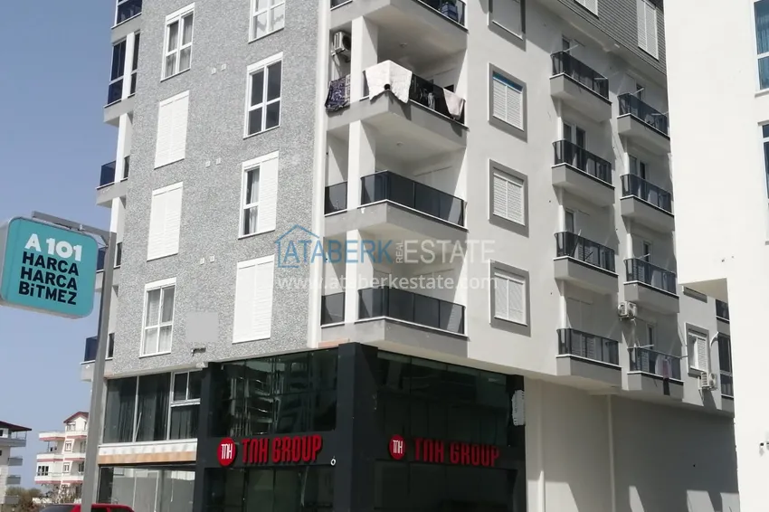 Квартира в Газипаше с мебелью, застекленным балконом и видом на горы 1 