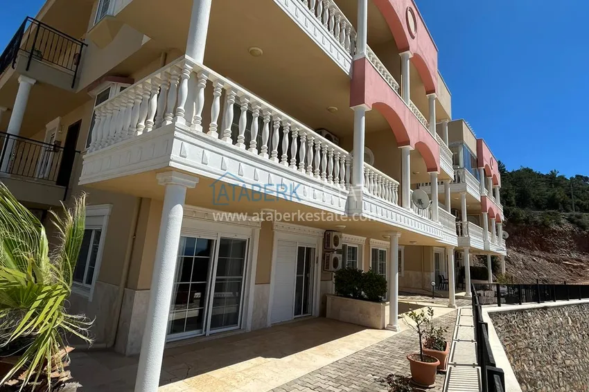 Видовой садовый дуплекс в Алании – Бекташ, меблированный 2 