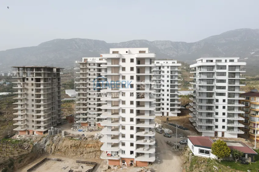 Новый строящийся проект жилого комплекса в Алании - район Махмутлар 3 