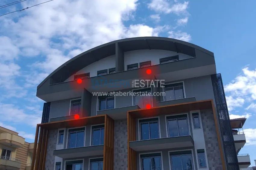 Квартира с чистовой отделкой в новом жилом комплексе в Алании - Газипаша 1 