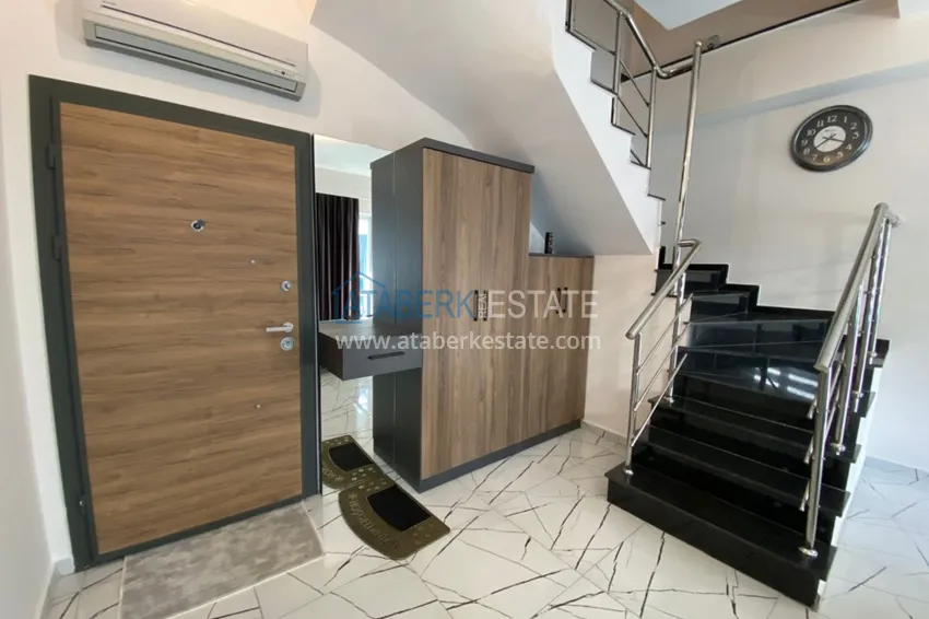 Приобрести Пентхаус – дуплекс в Оба меблированный в молодом современном комплексе с видом на горы 1 