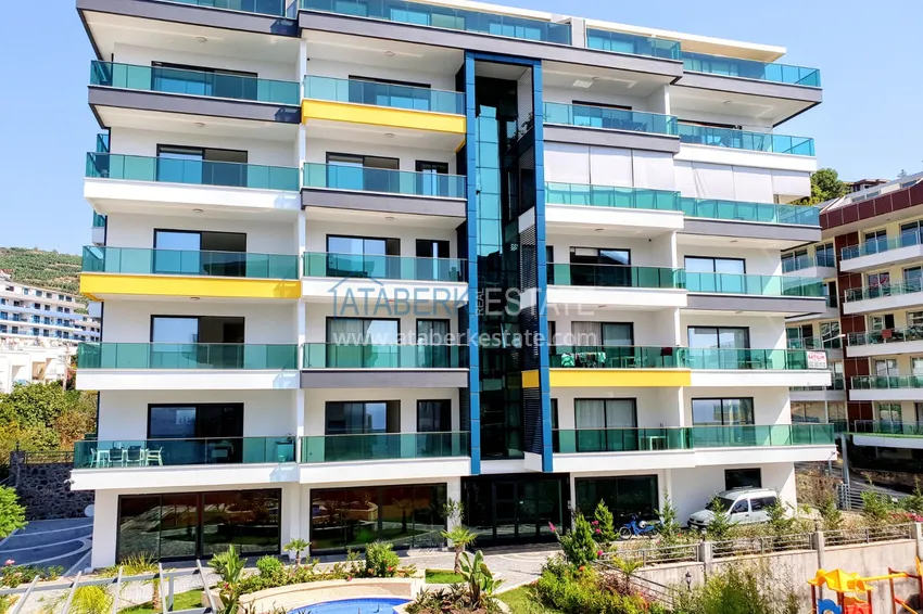 Двухкомнатная квартира в Каргыджаке в комплексе на первой береговой линии 1 