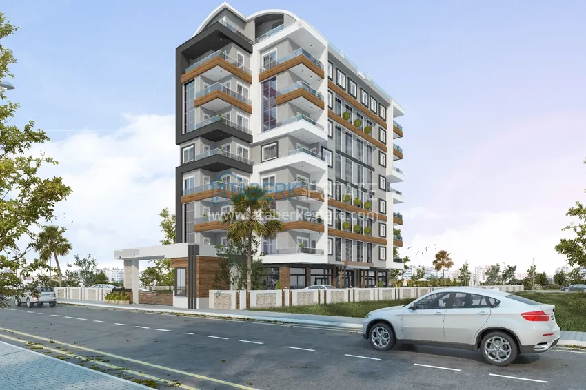 Квартиры в районе Авсаллар от инвестора в строящемся комплексе 4 